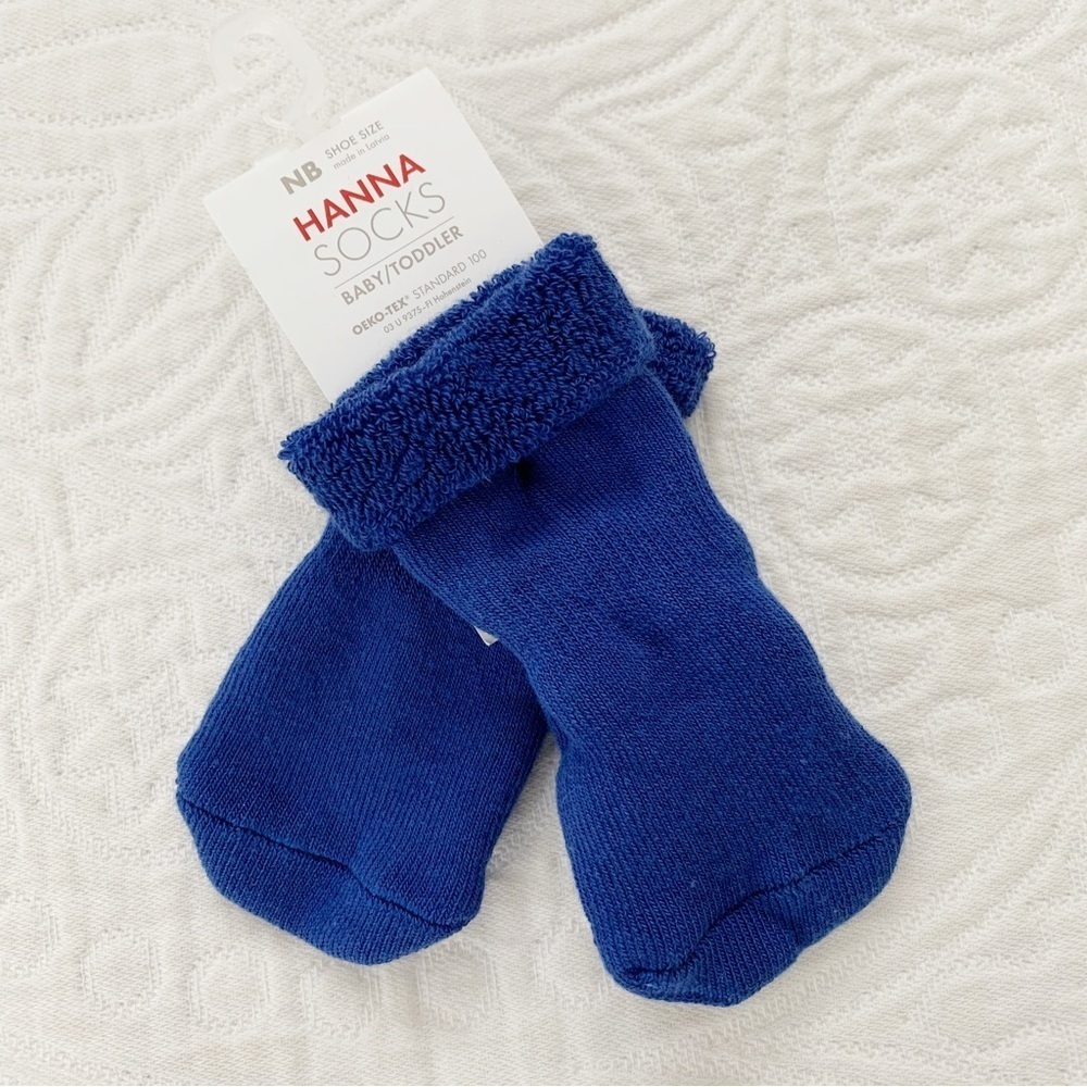 Hanna Andersson Solid Socks, Newborn‎
